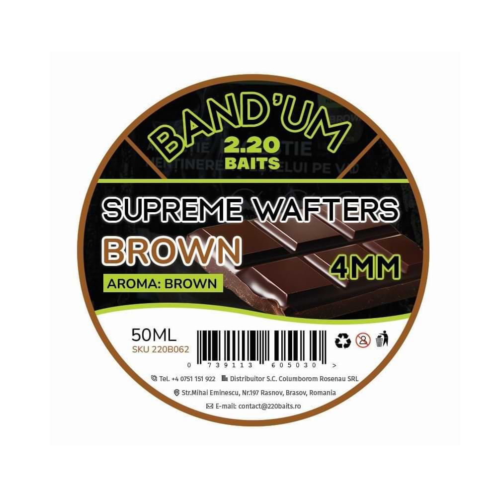 2.20 Baits Supreme Band’um Wafters Brown Chocolate 4 mm 50 ml