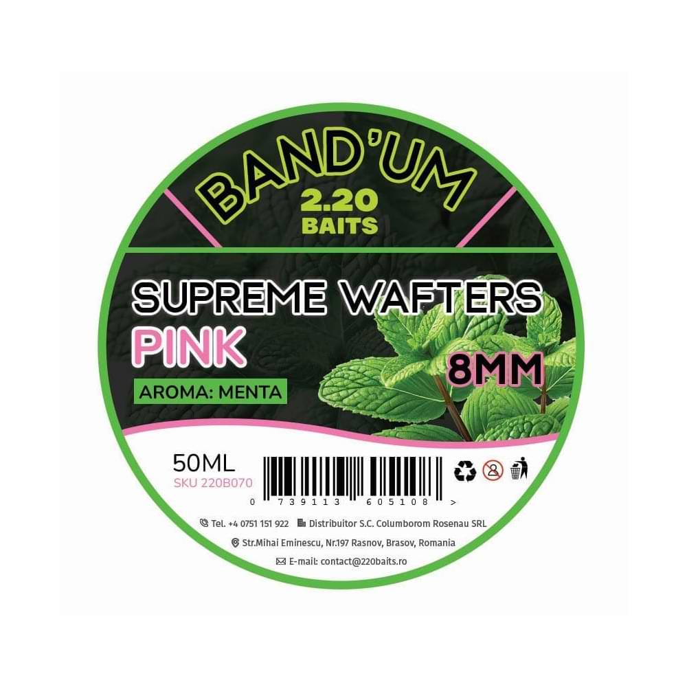 2.20 Baits Supreme Band’um Wafters Pink Mint 8 mm 50 ml