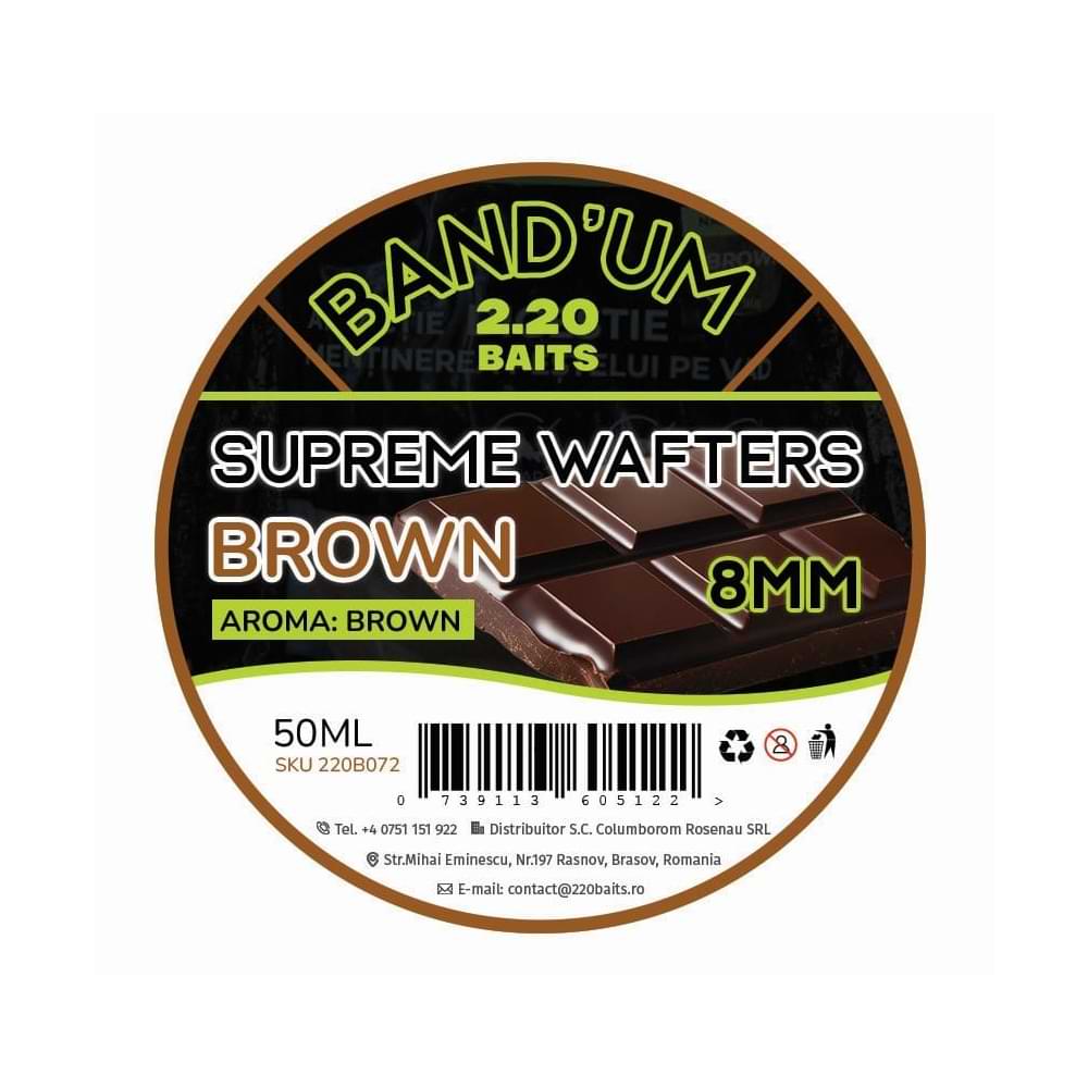 2.20 Baits Supreme Band’um Wafters Brown Chocolate 8 mm 50 ml