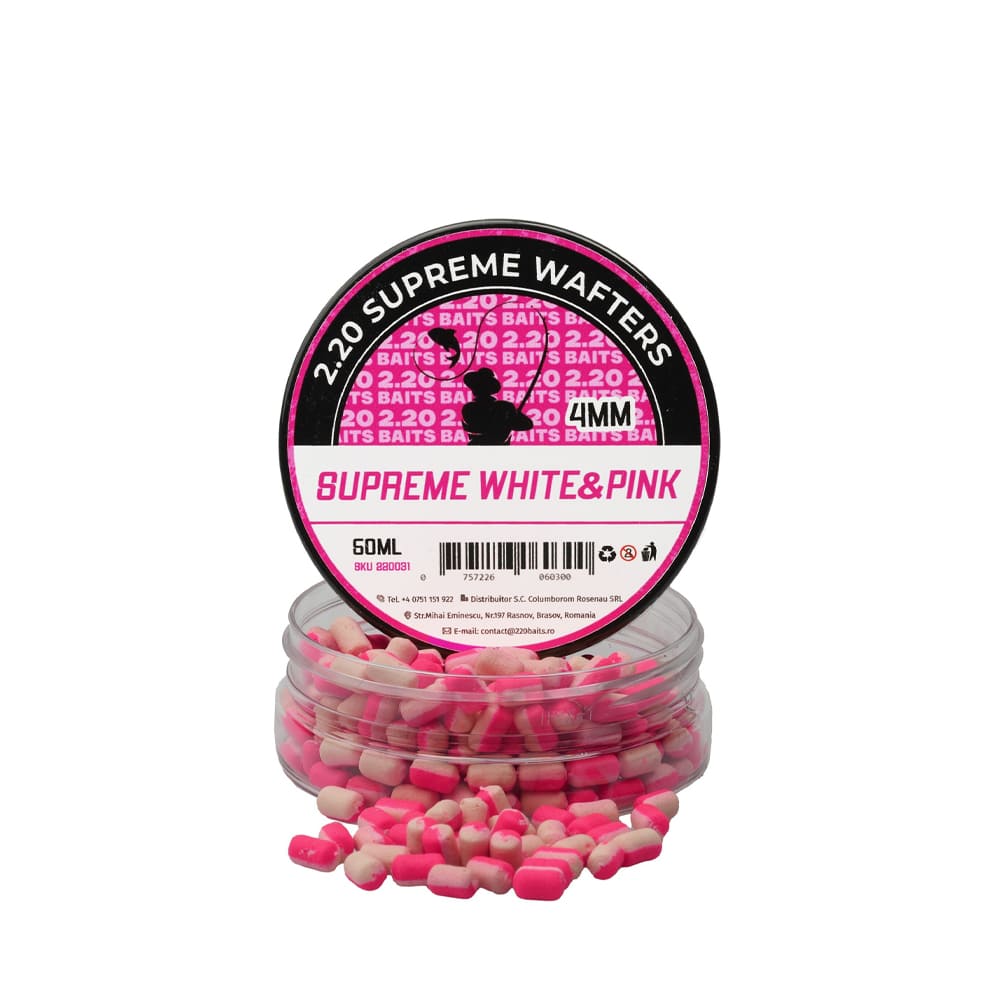 2.20 Baits Wafter Supreme 4 mm White & Pink Secret 50 ml