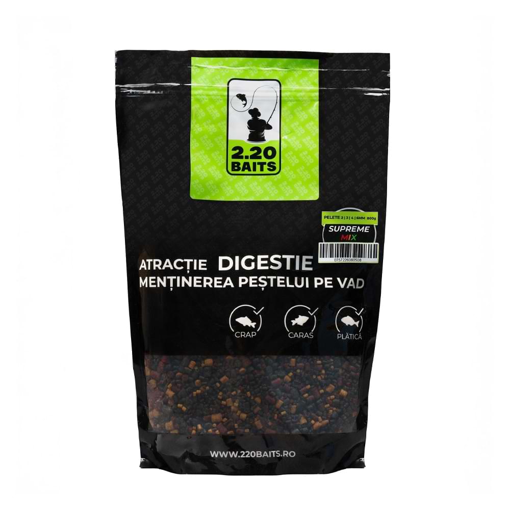 2.20 Baits Micropelete 2,3,4,6 mm Mix 800 gr