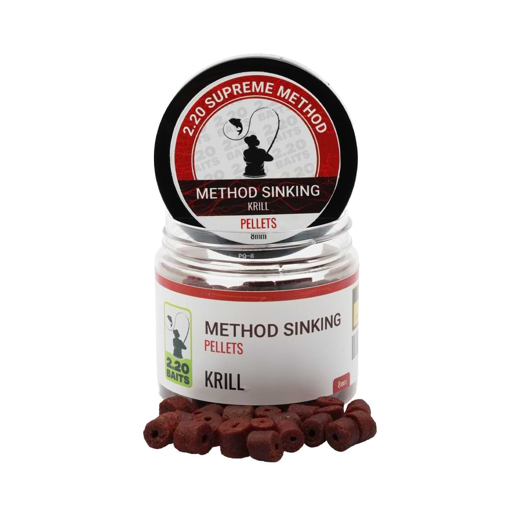 2.20 Baits Supreme Method Sinking Pellet 8 mm Krill 100 ml