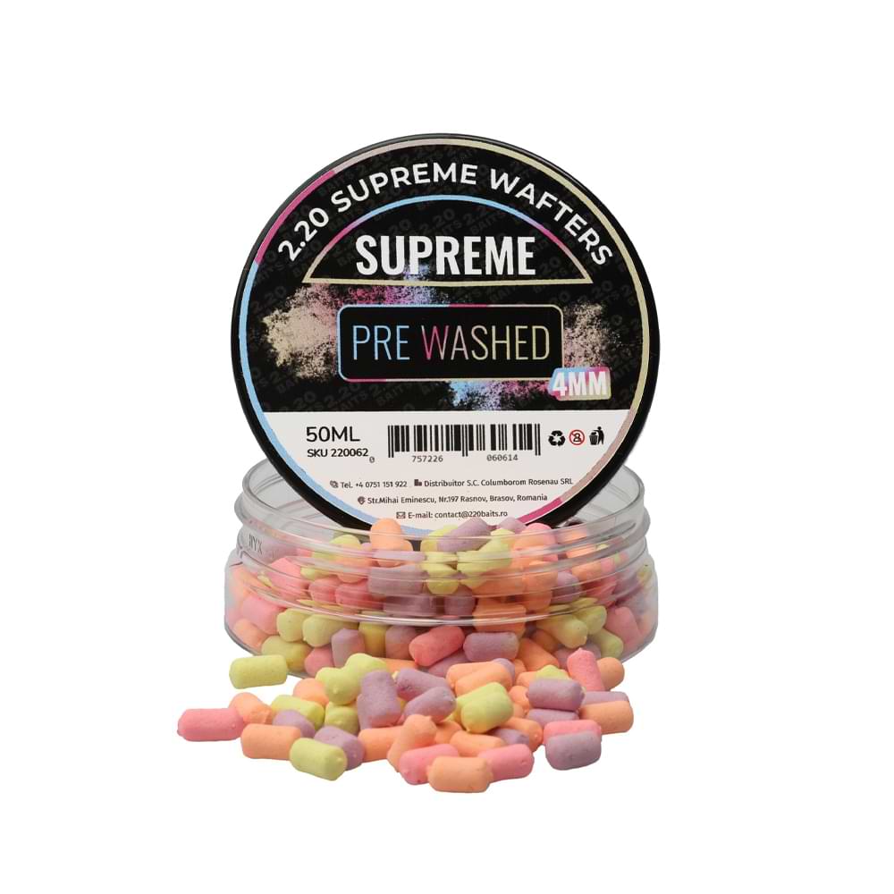 2.20 Baits Wafter Supreme Pre Washed 4 mm Secret 50 ml
