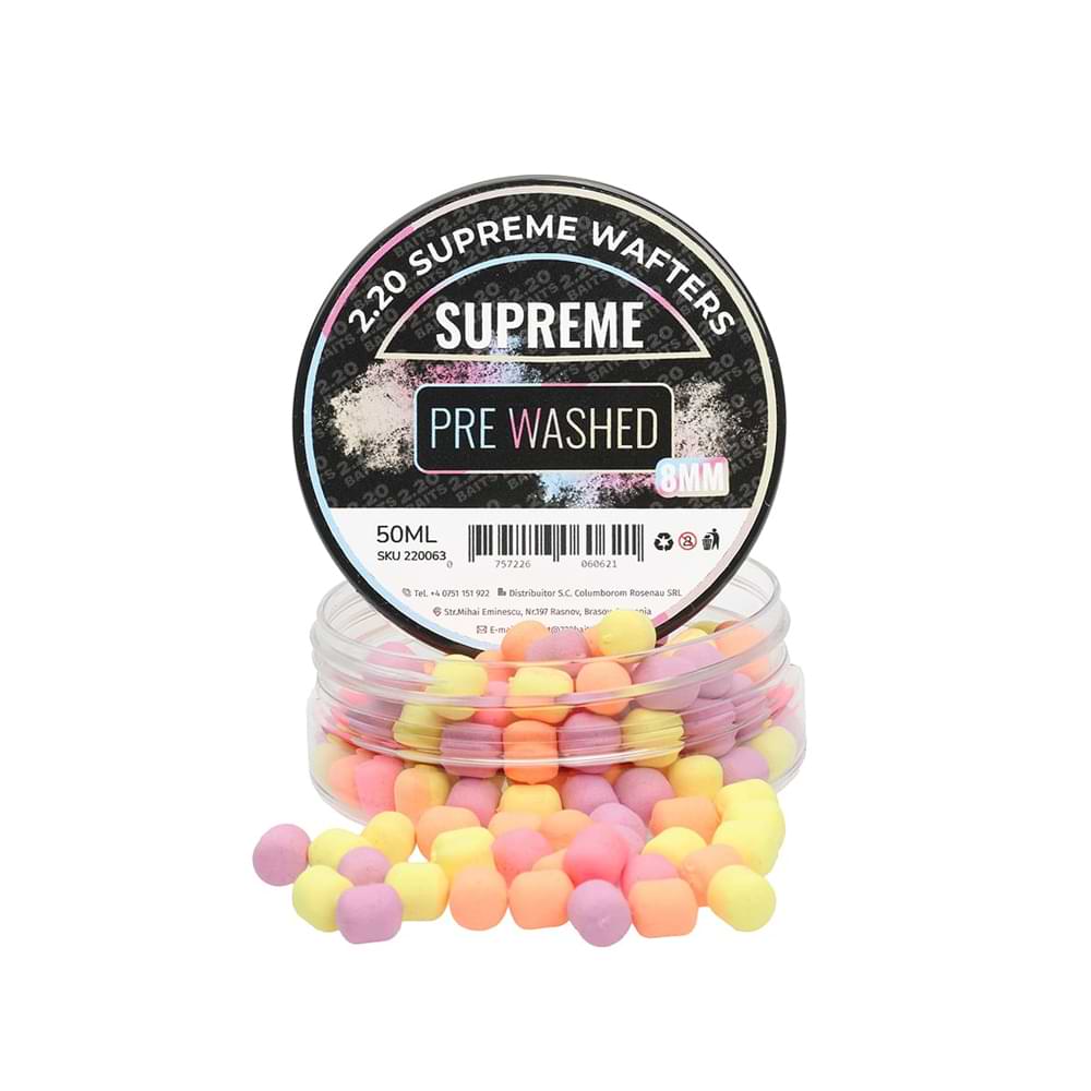 2.20 Baits Wafter Supreme Pre Washed 8 mm Secret 50 ml