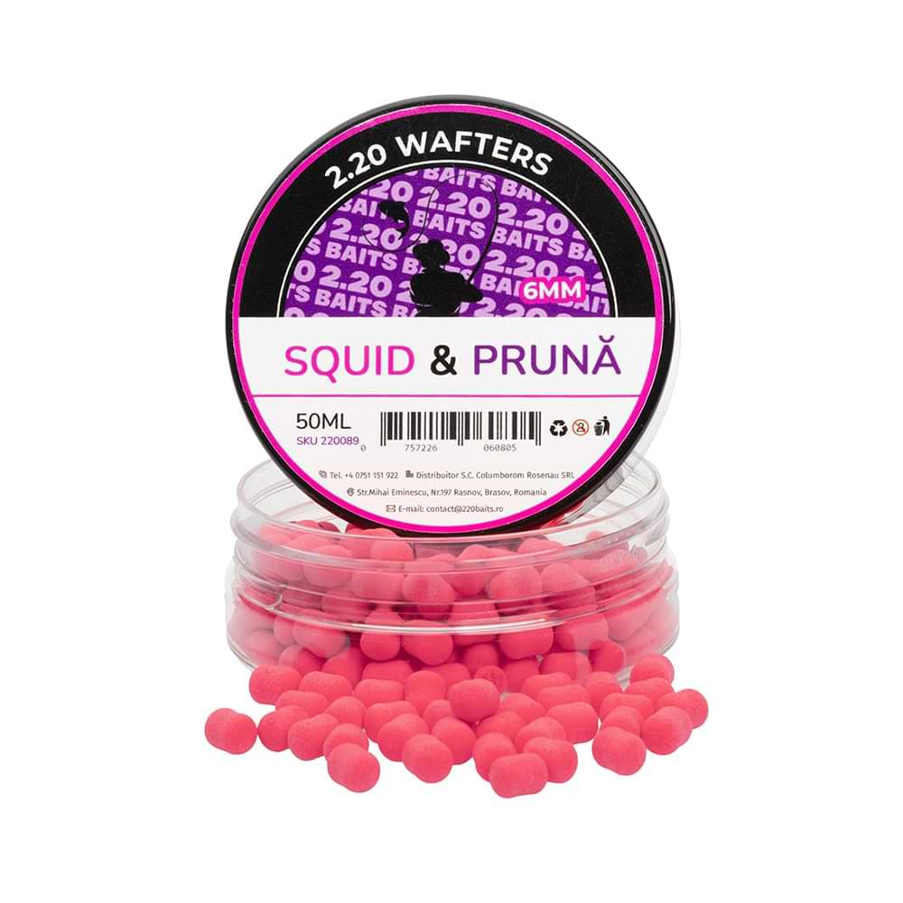 2.20 Baits Wafter Pink Squid & Plum 6 mm 50 ml