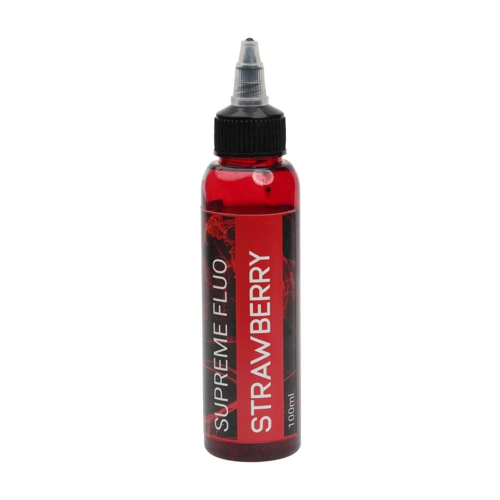 2.20 Baits Fluo Supreme Liquid Attractant Strawberry - Red 100 ml
