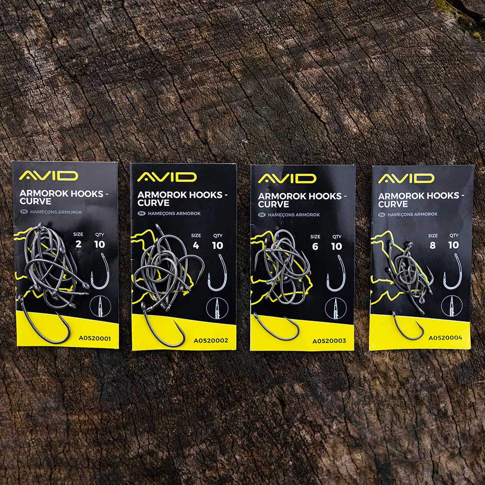 AVID CARP Armorok Hooks Curve Barbed