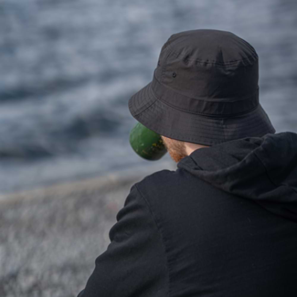 AVID CARP Stealth Black Bucket Hat