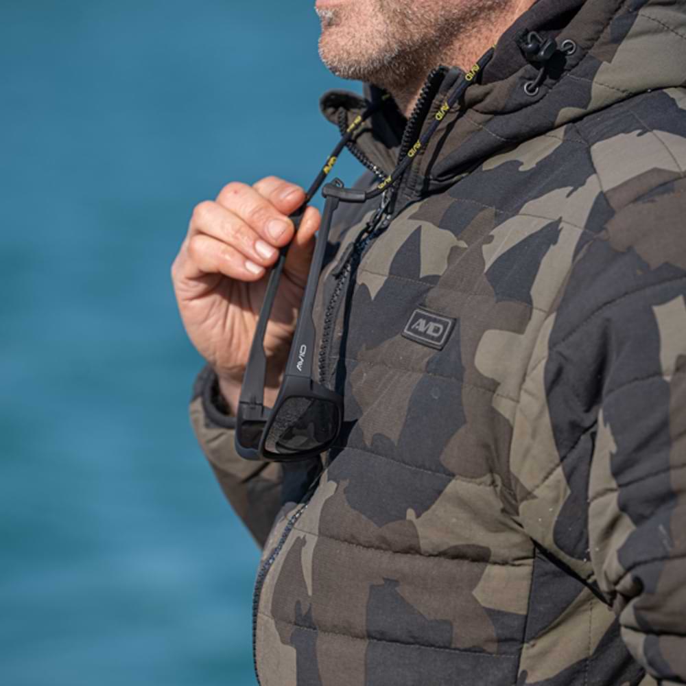 AVID CARP SeeThru OptiWrap Polarised Sunglasses Grey Lens