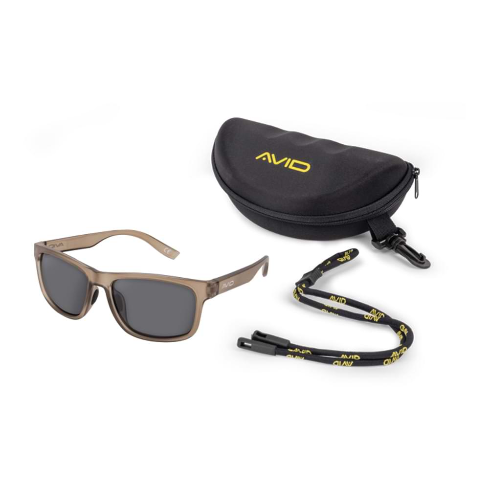 AVID CARP SeeThru Prism Polarised Sunglasses Grey Lens