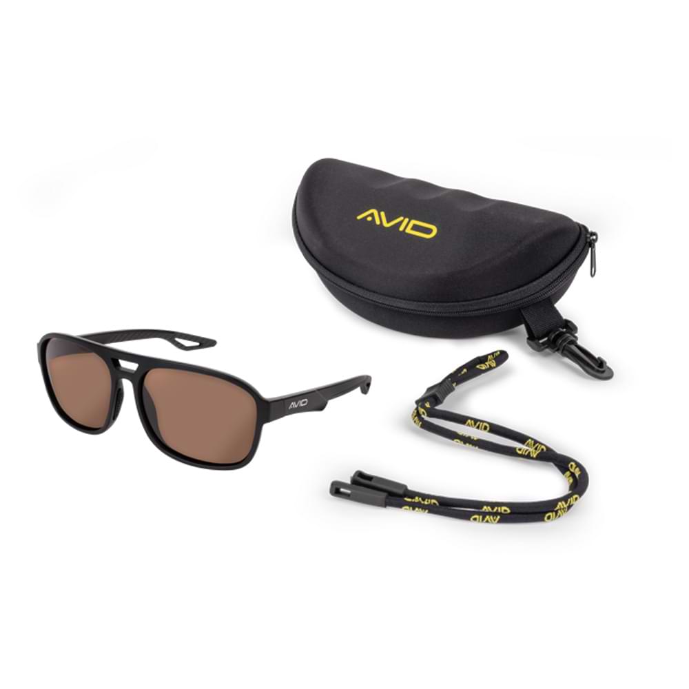 AVID CARP SeeThru AV Classic Polarised Sunglasses Brown Lens