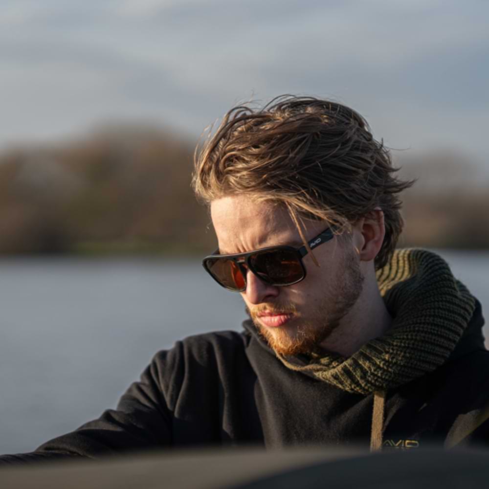 AVID CARP SeeThru AV Classic Polarised Sunglasses Brown Lens