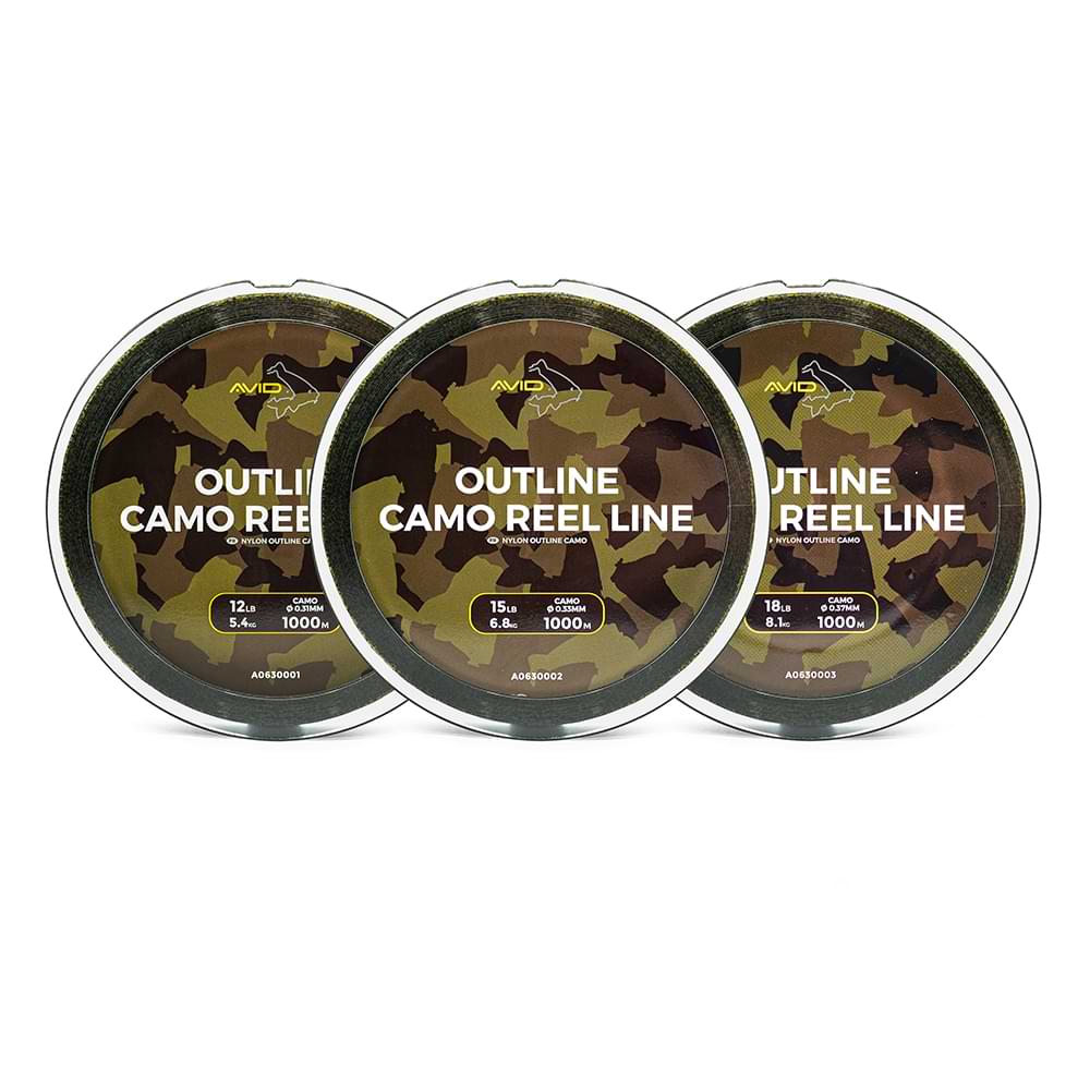 AVID CARP Outline Camo Reel Line 1000m