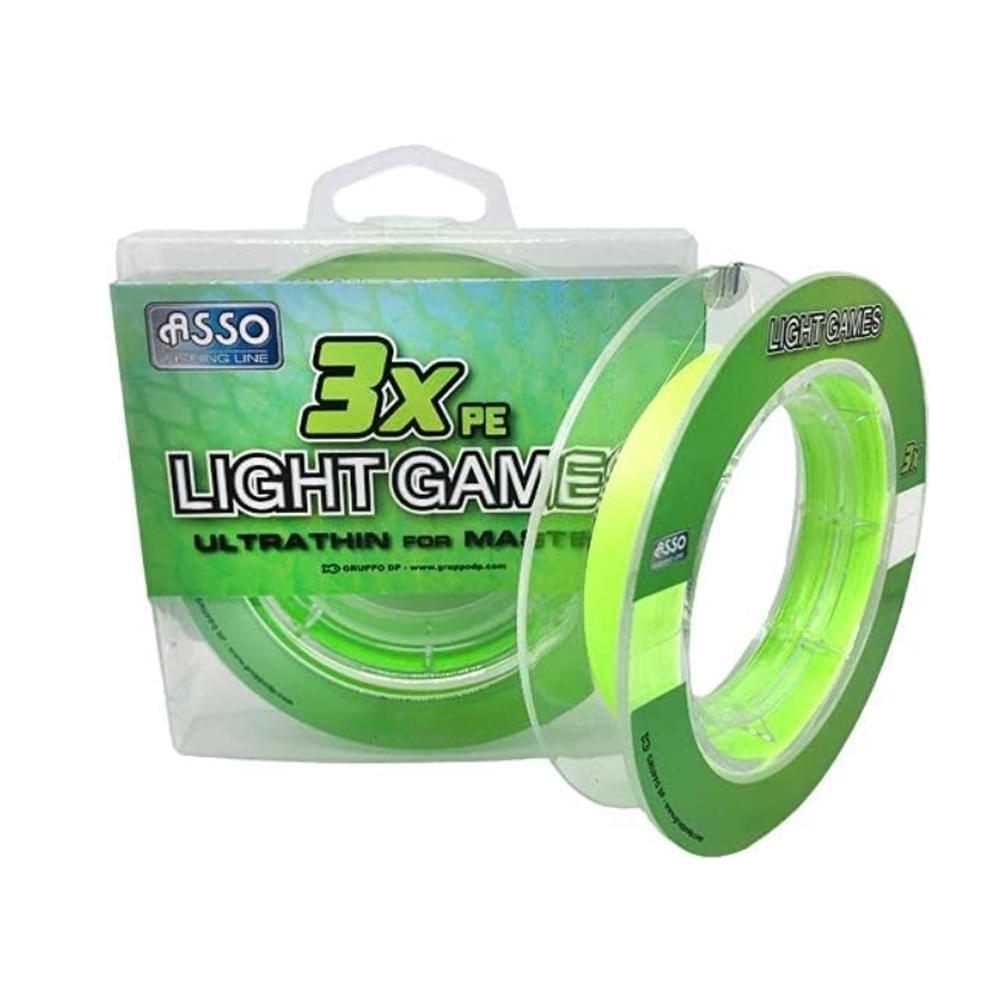 ASSO 3X Light Game 100m Fluo Green