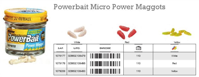 BERKLEY Powerbait Micro Power Maggots