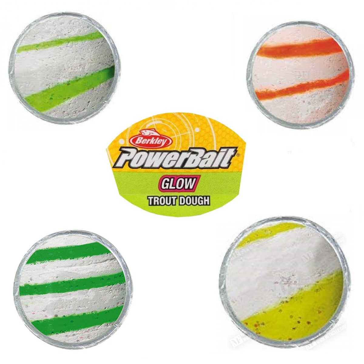 BERKLEY Glow in the Dark Trout Bait White Glow 50g