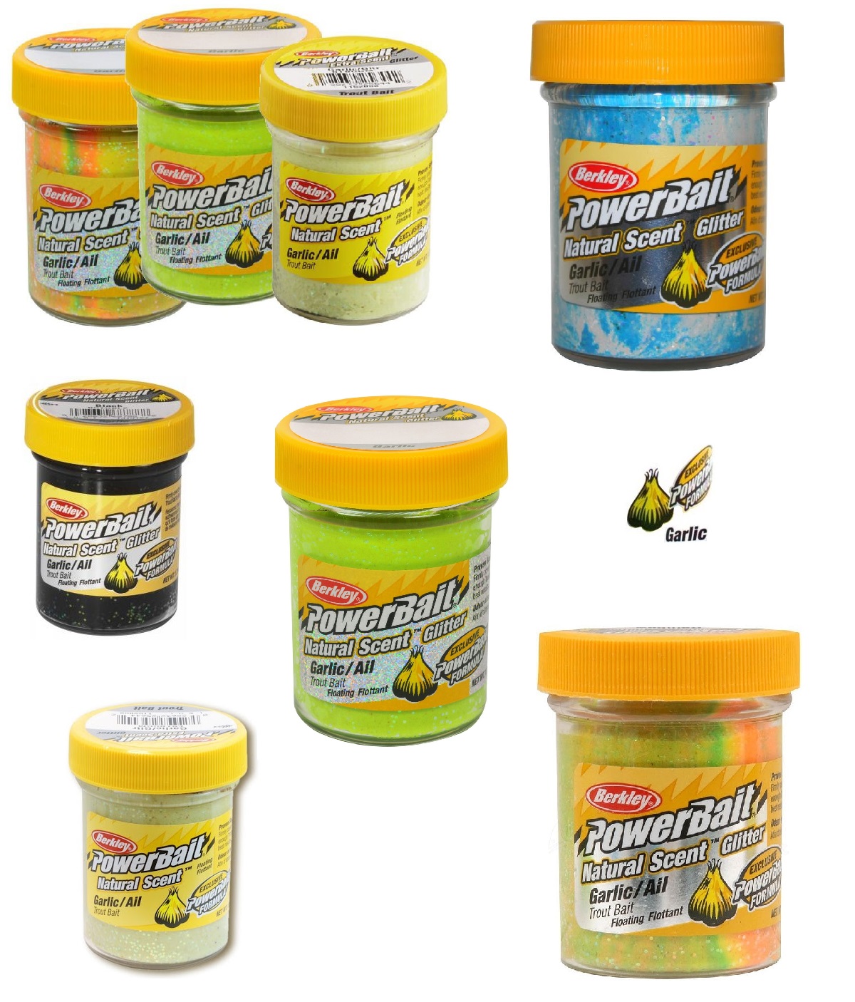 BERKLEY Natural Scent Trout Bait Garlic 50g