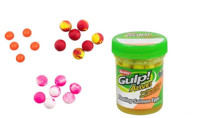 BERKLEY Gulp Alive Floating Salmon Eggs 58g