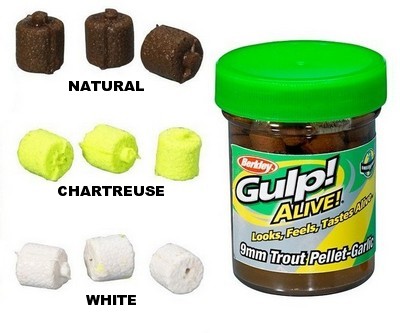 BERKLEY Gulp Alive Trout Pellets Garlic 59g