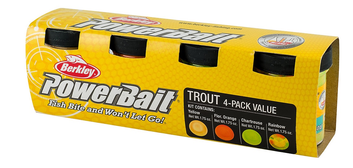 BERKLEY PowerBait Trout Bait Assortment 4x50g