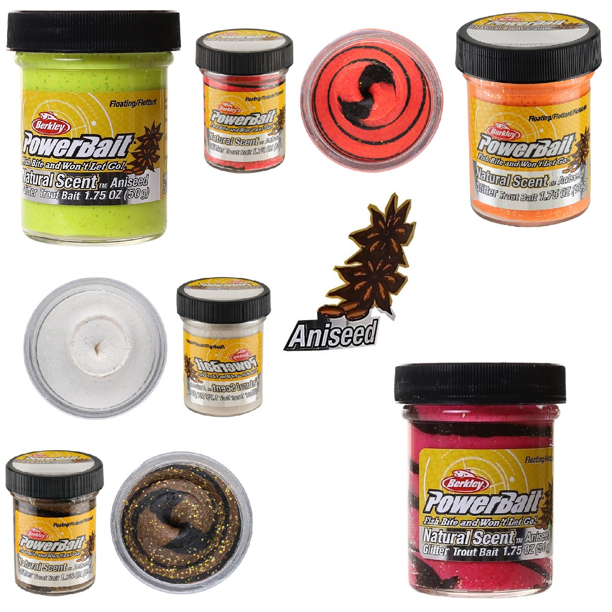 BERKLEY Natural Scent Trout Bait Aniseed 50g