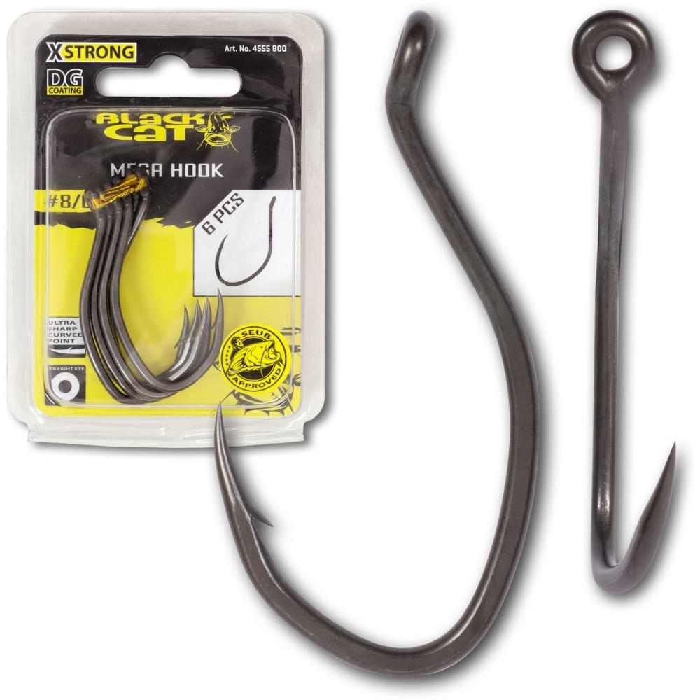 BLACK CAT Mega Hook DG Coating 6pcs