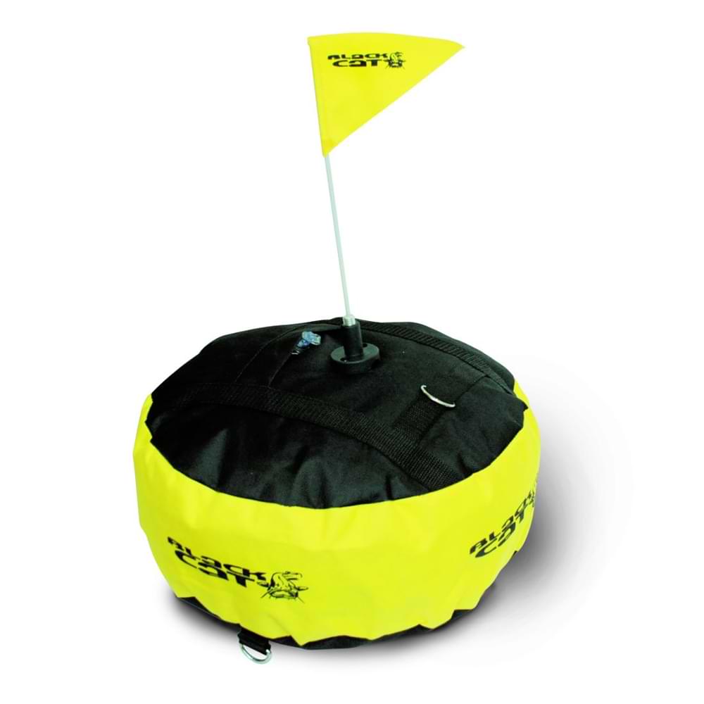 BLACK CAT Marker Buoy Black