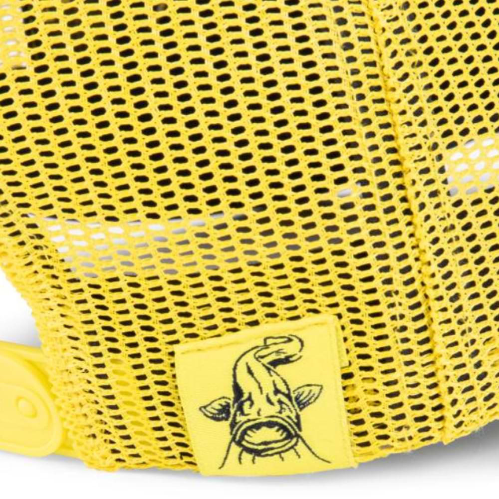 BLACK CAT Black And Yellow Trucker Cap