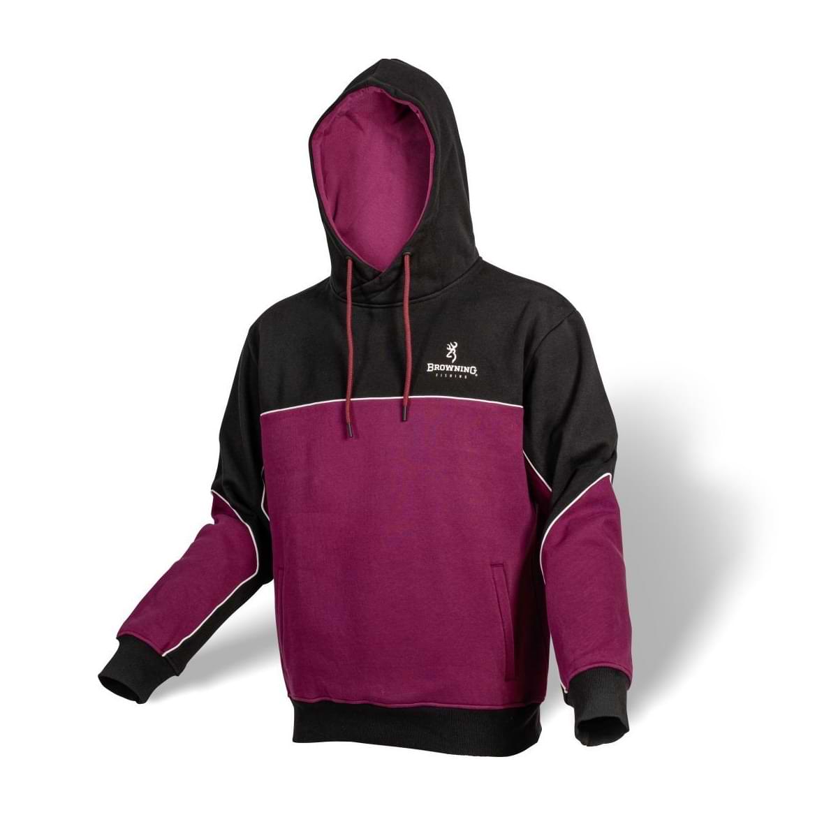 BROWNING Hoodie Black-Burgundy
