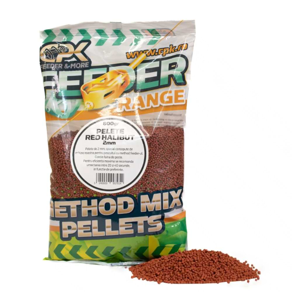 CPK Pelete Feeder Red Halibut 2mm 800g