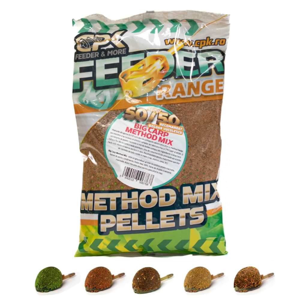 CPK Groundbait Method Feeder Mix 50/50 Big Carp 900g