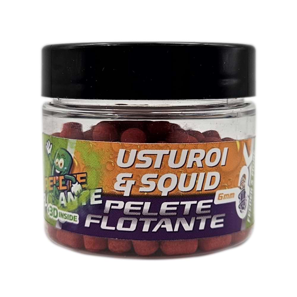 CPK Pelete Flotante Feeder Garlic and Squid 3D 6mm 20g