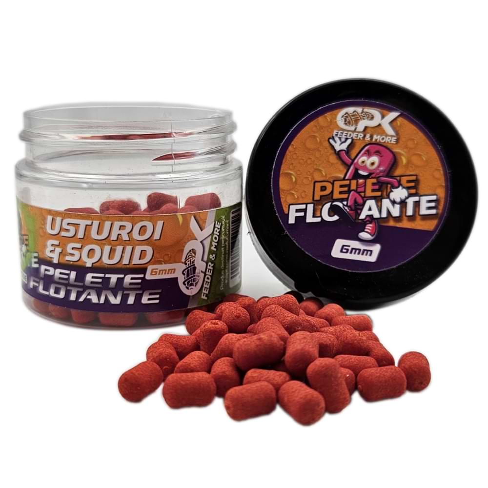 CPK Pelete Flotante Feeder Garlic and Squid 3D 6mm 20g
