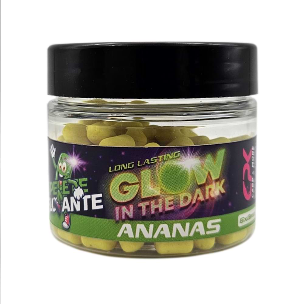 CPK Pelete Flotante Feeder Glow In The Dark UV Pineapple 6x8mm 15g