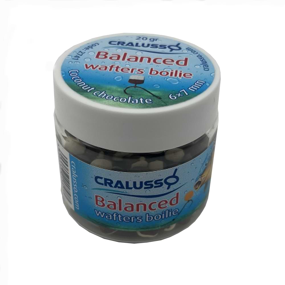 CRALUSSO Balanced Wafters Boilie Coconut Chocolate 6x7mm 20g