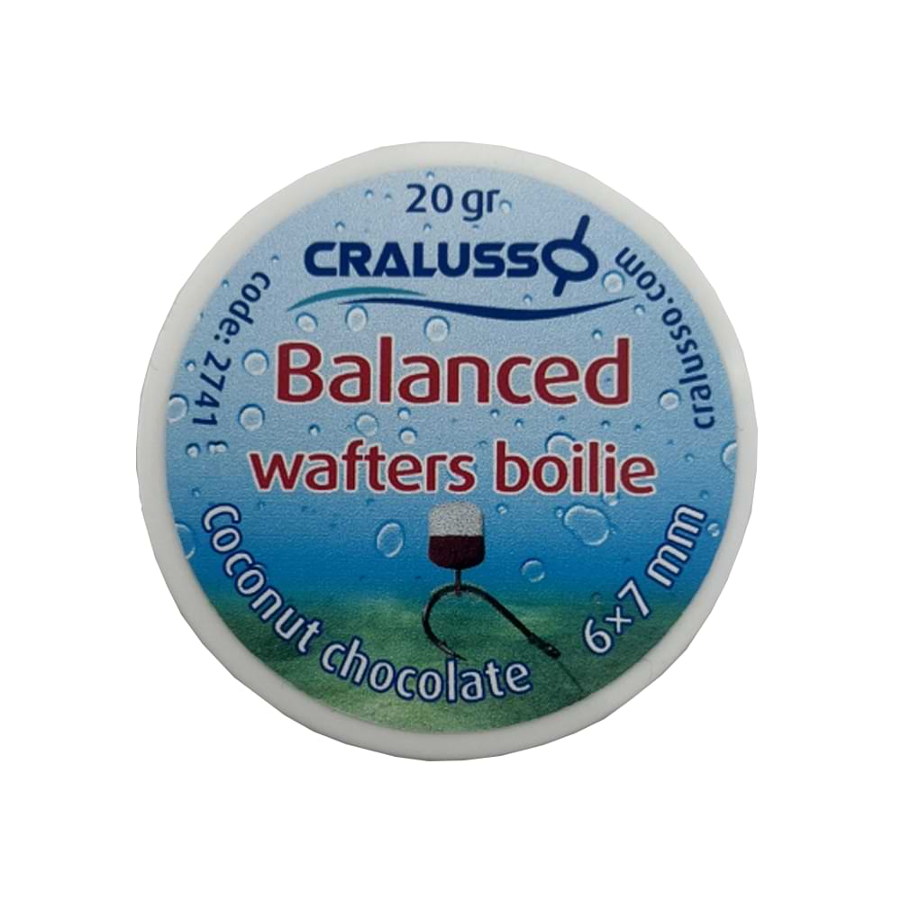 CRALUSSO Balanced Wafters Boilie Coconut Chocolate 6x7mm 20g