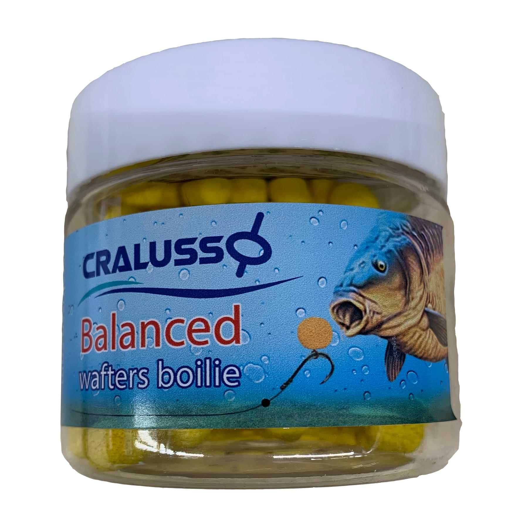 CRALUSSO Balanced Wafters Boilie Fluo Pineapple 9x11mm 40g