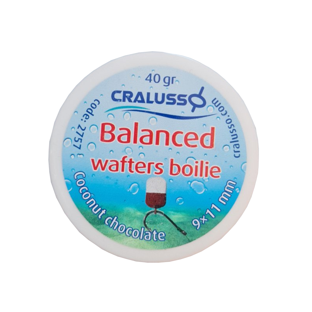 CRALUSSO Balanced Wafters Boilie Coconut Chocolate 9x11mm 40g