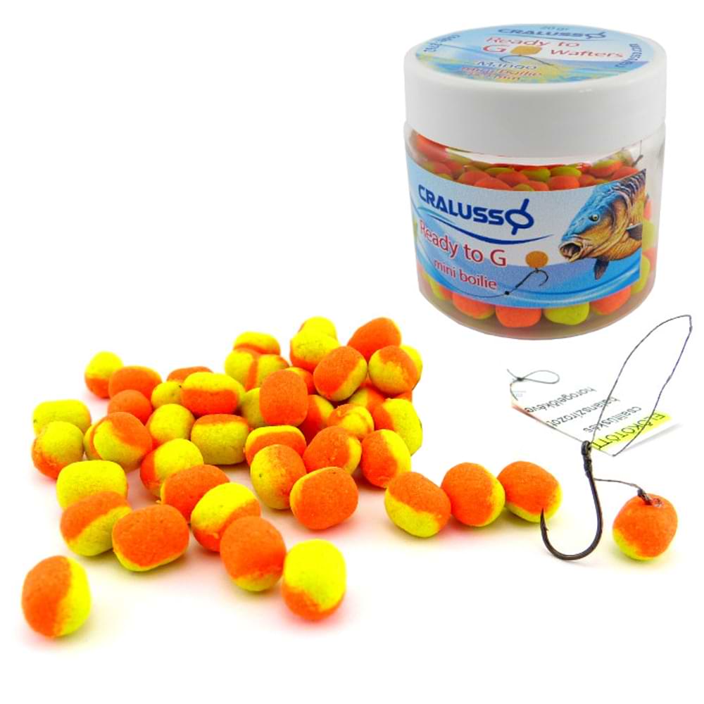 CRALUSSO Ready To Go Wafters Mini Boilie Mango 9x11mm 40g