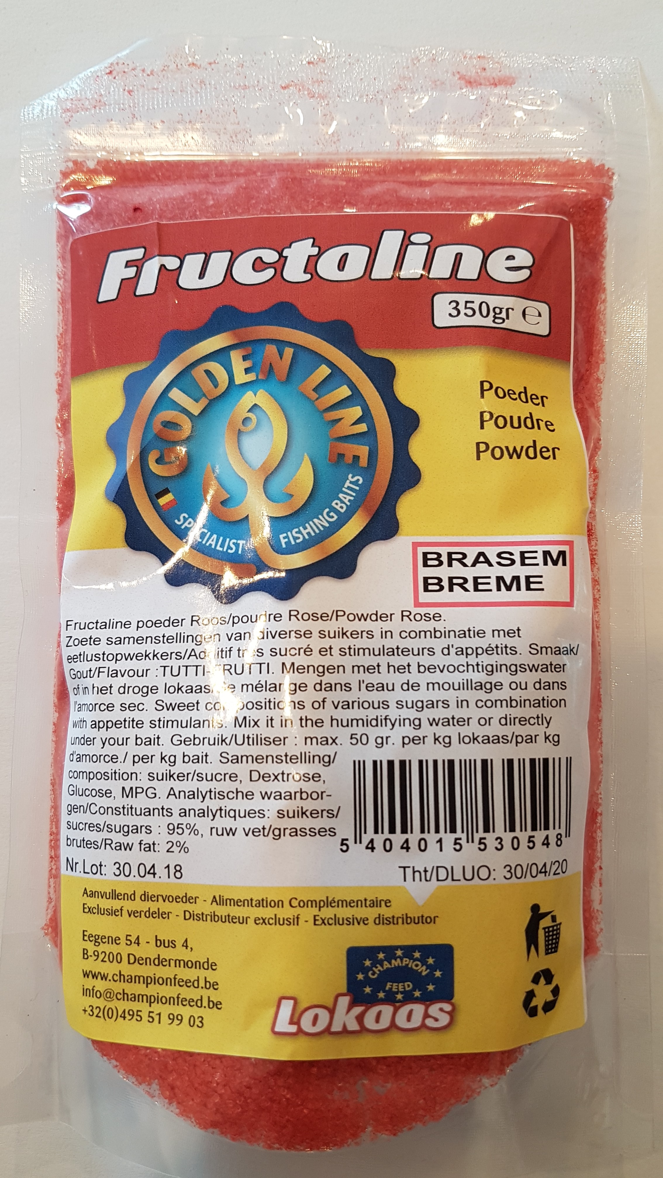 CHAMPION FEED Fructaline powder 350g