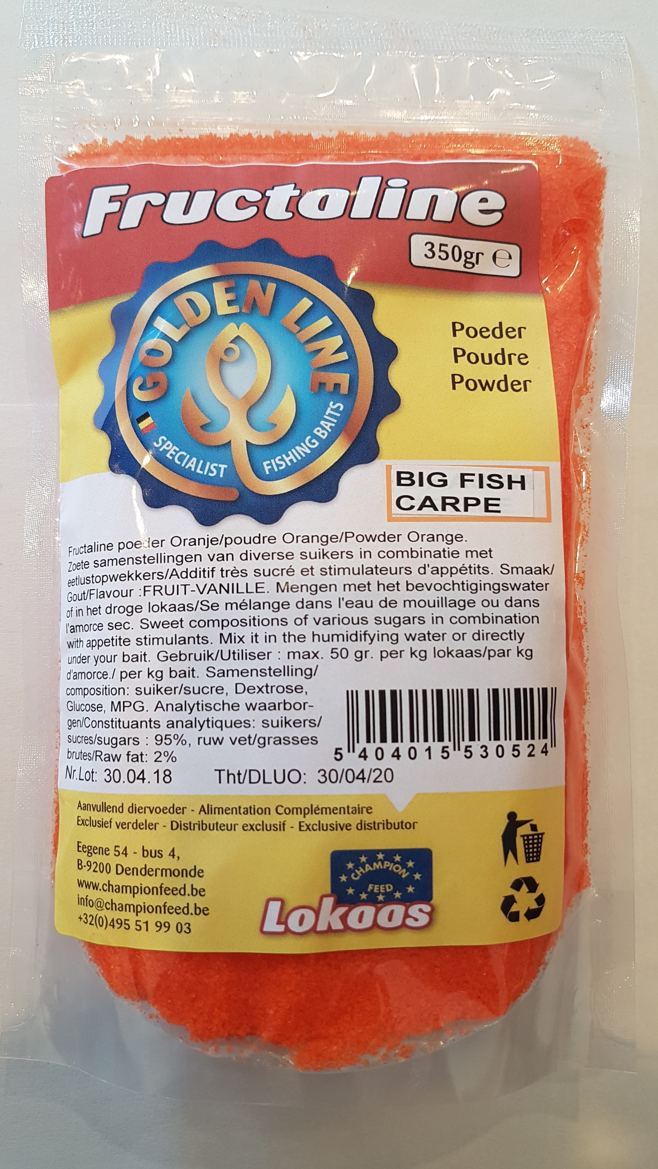 CHAMPION FEED Fructaline powder 350g