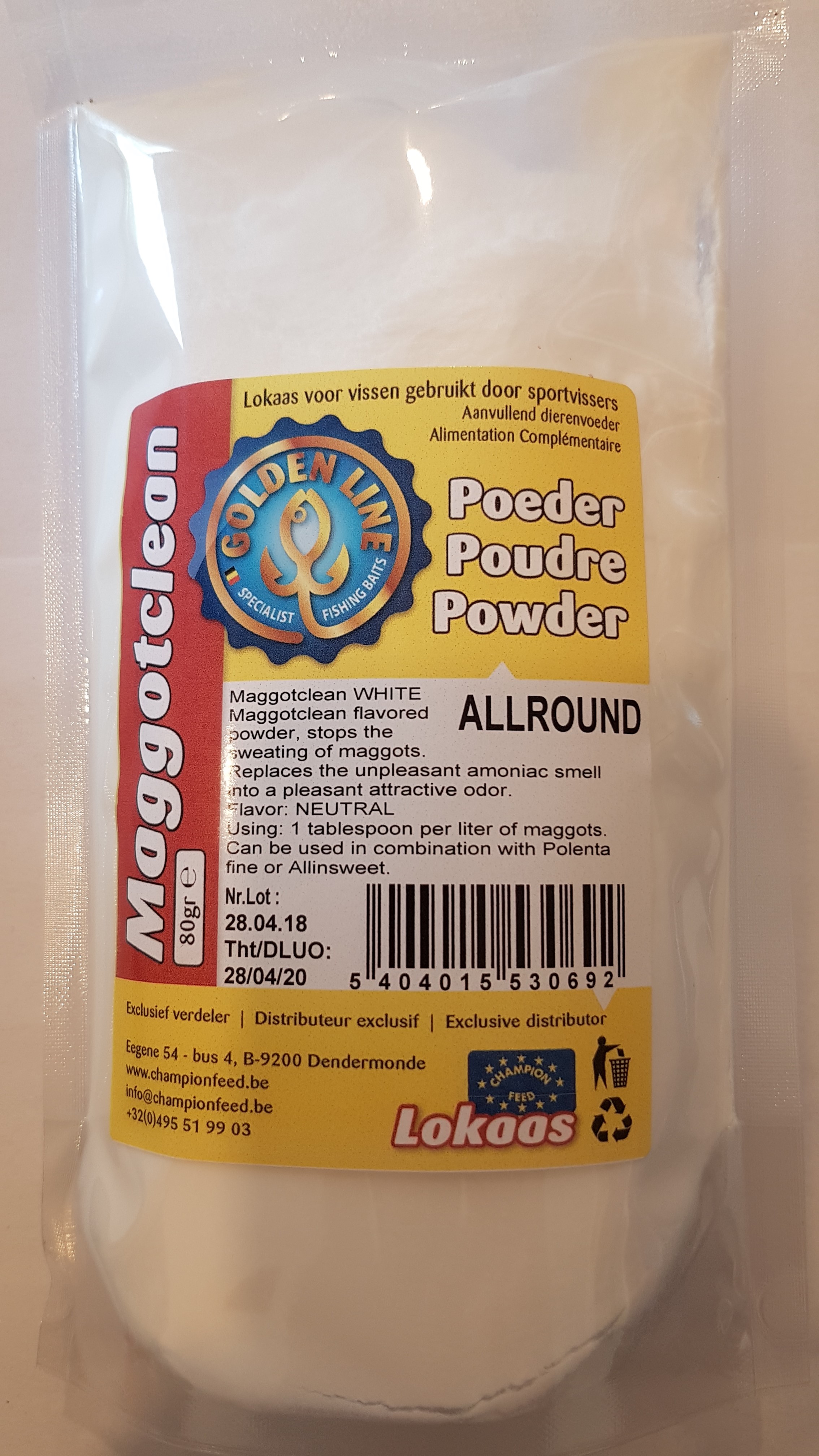 CHAMPION FEED Maggotclean Powder 80g