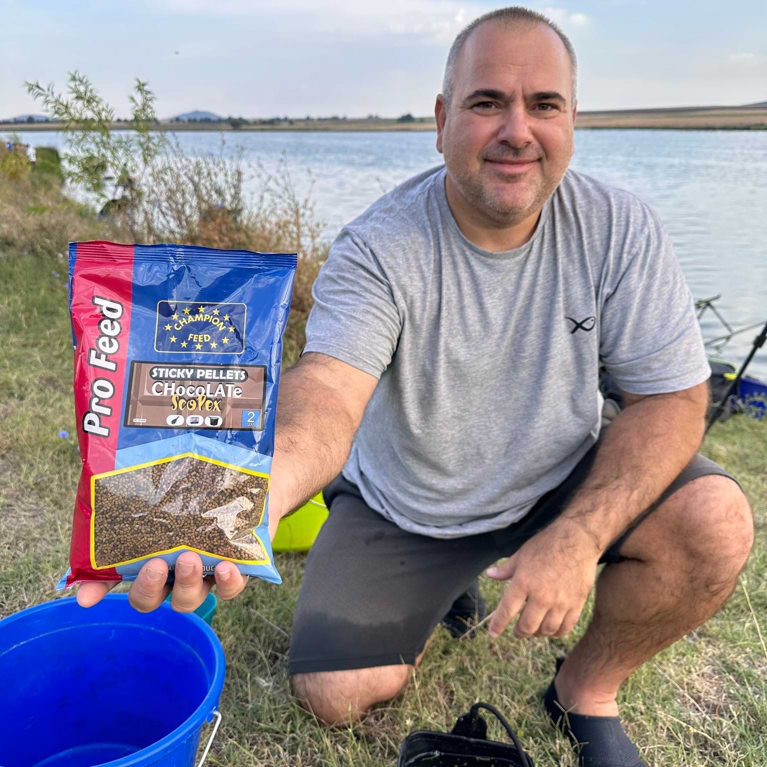 CHAMPION FEED Sticky Pellets 2mm Chocolate Scopex 650g