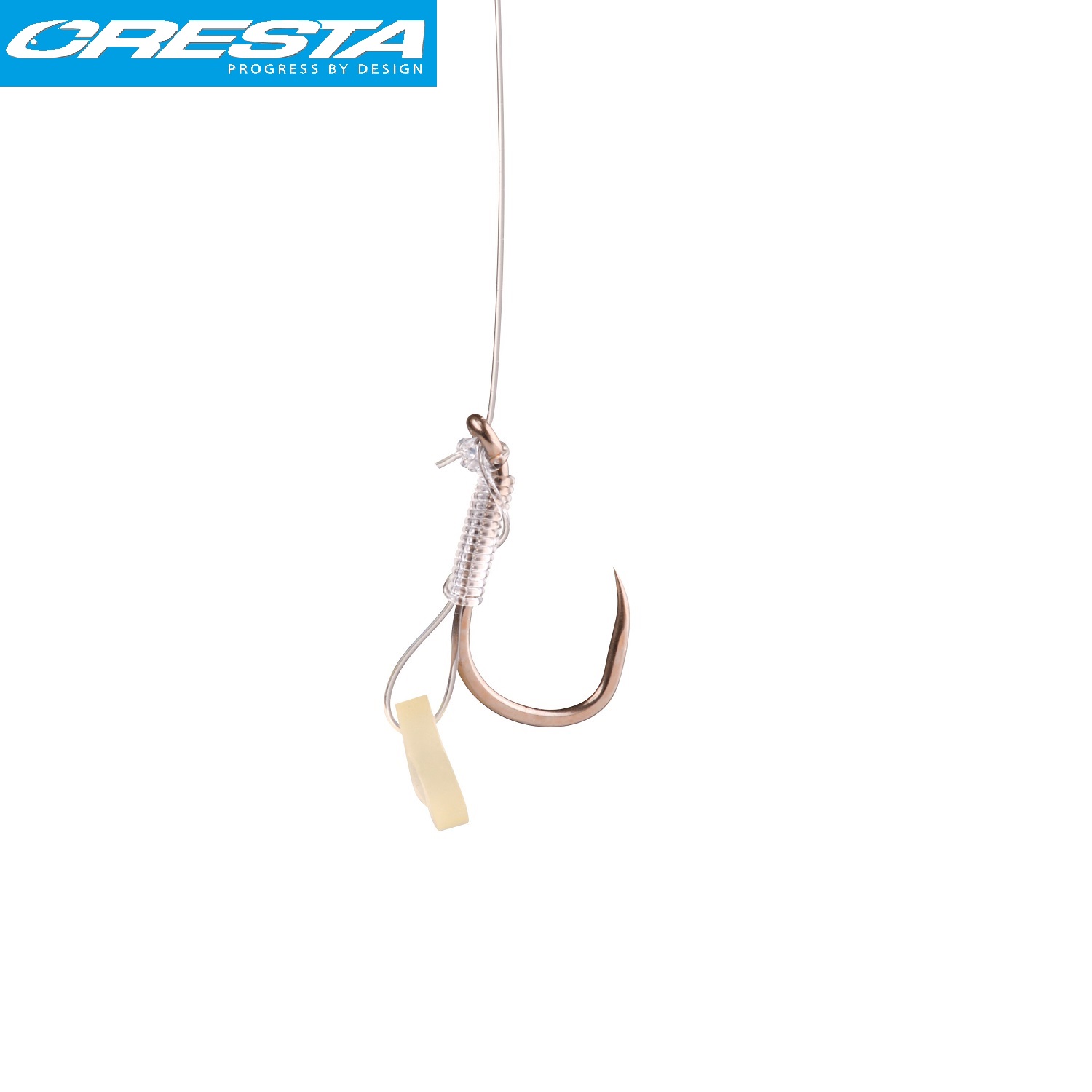 CRESTA Method Hair Rigs With Band Barbless