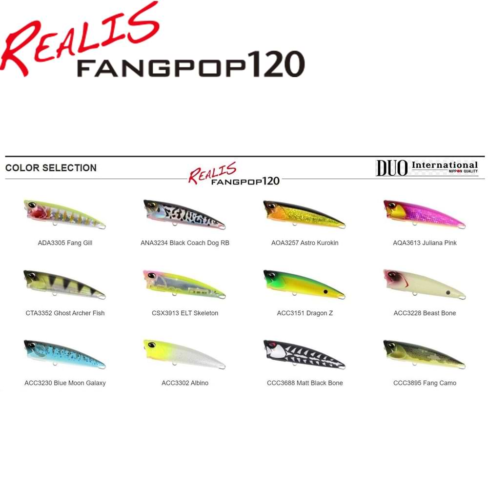 DUO Realis FangPop 120 12cm 30g
