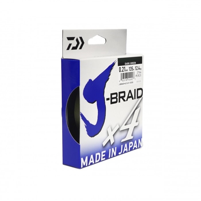 DAIWA J Braid X4 Dark Green 135m