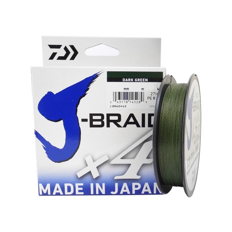DAIWA J Braid X4 Dark Green 135m