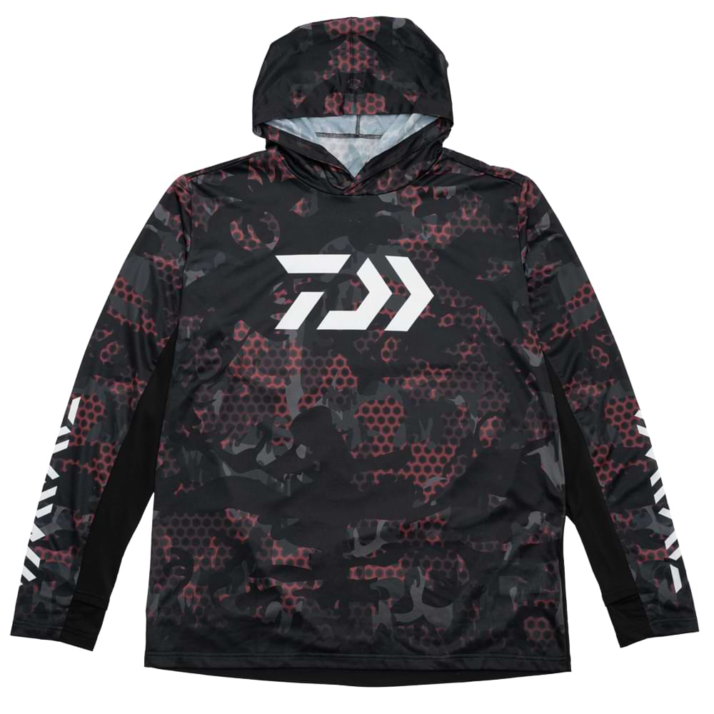 DAIWA 21ST Hoodie Shirt 30021E - Red