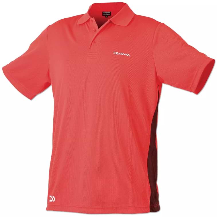 DAIWA Polo Shirt Red and Black
