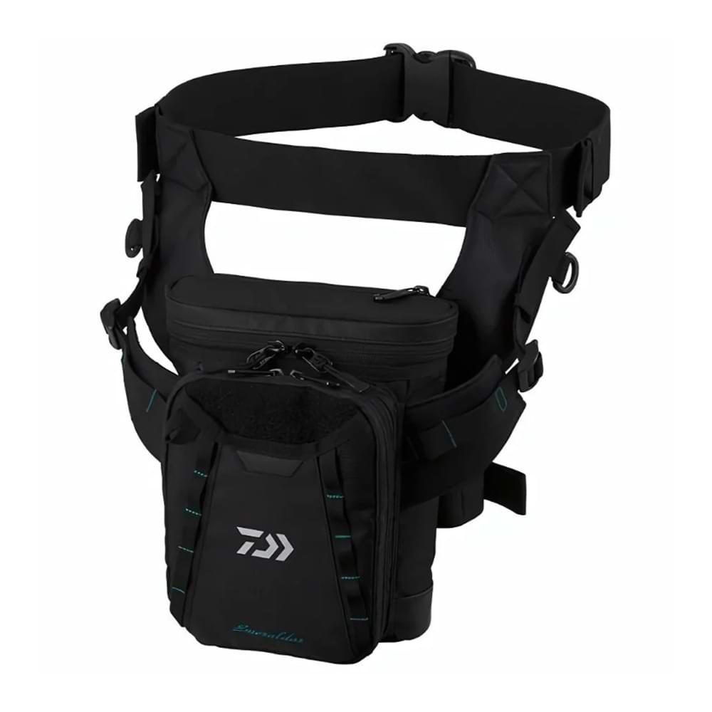 DAIWA Emeraldas T-Thigh Bag Black
